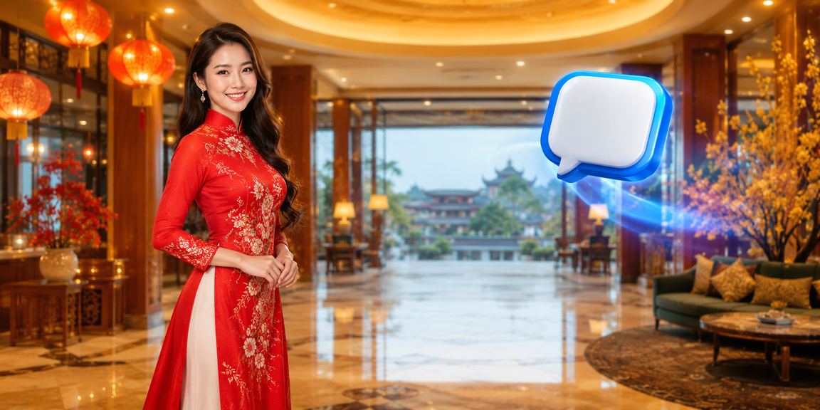Người phụ nữ áo dài Huế nhận bonus nạp tiền và trải nghiệm casino trực tuyến